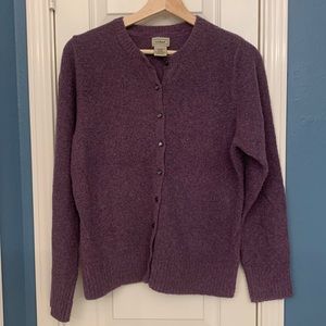 LL Bean Button Down Cardigan
